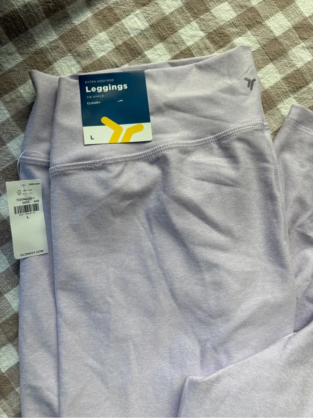Old Navy Lilac Racerback Sports Bra and Leggings Set